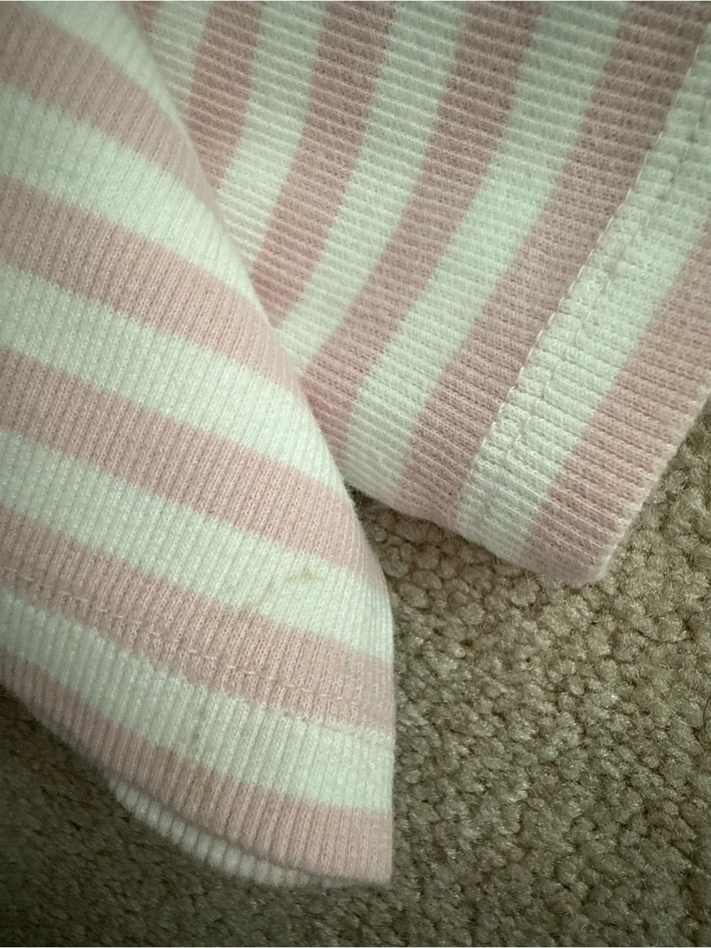 GAP Baby Light Pink Ribbed set- size 6-12 months